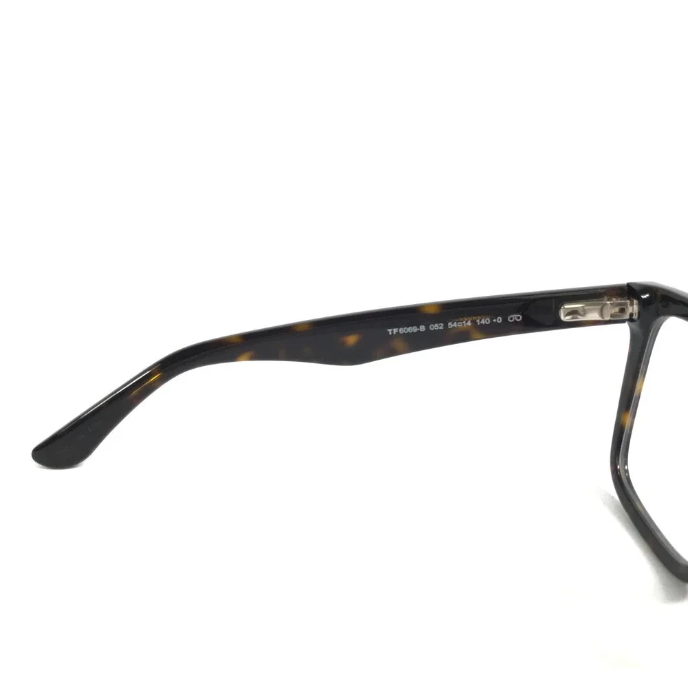 Tom Ford Eyeglasses Frames TF6069-B 052 Tortoise with Magnetic Clip-On 54-14-140